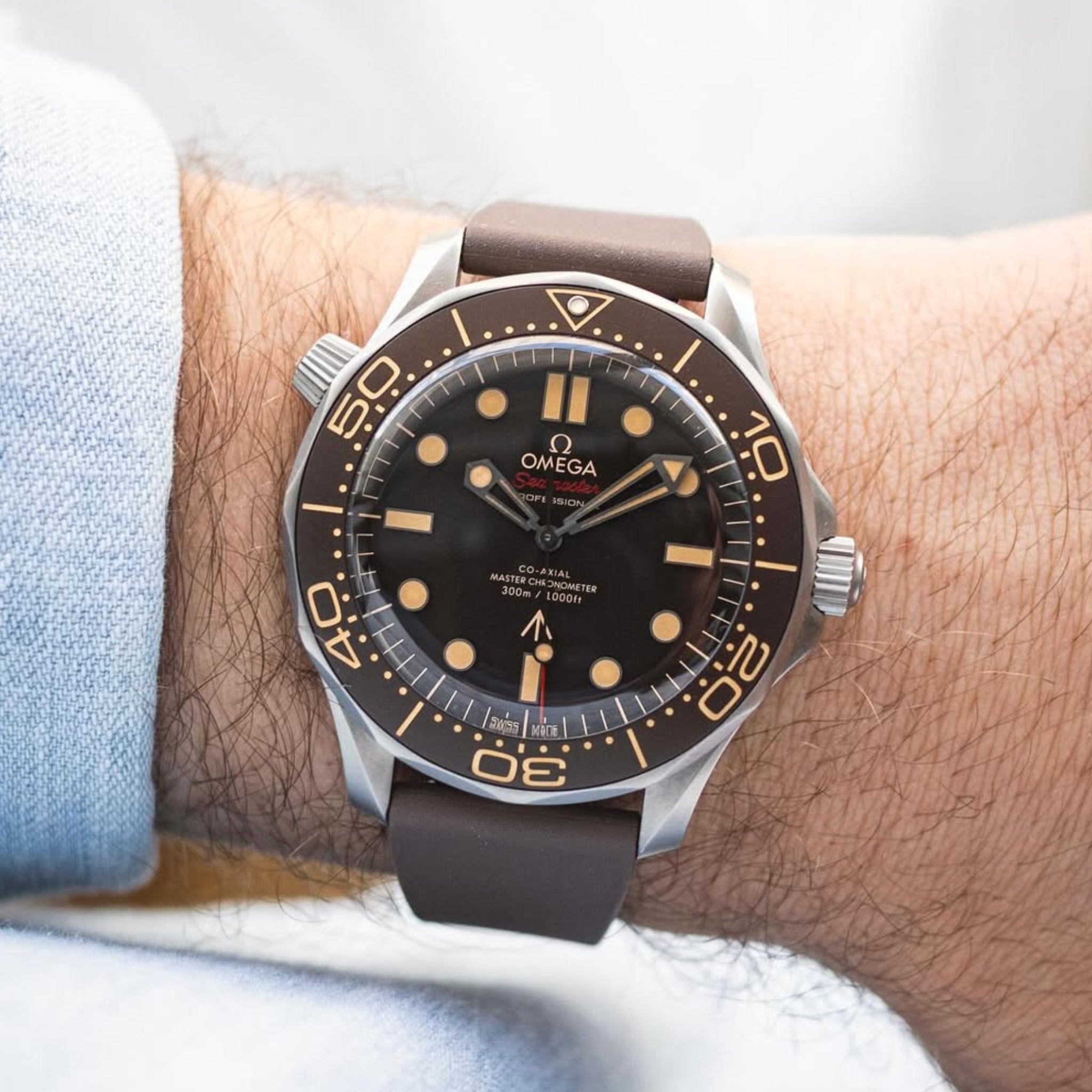 CTS Armband – Braun – FKM - Kautschuk - Helvetus DE