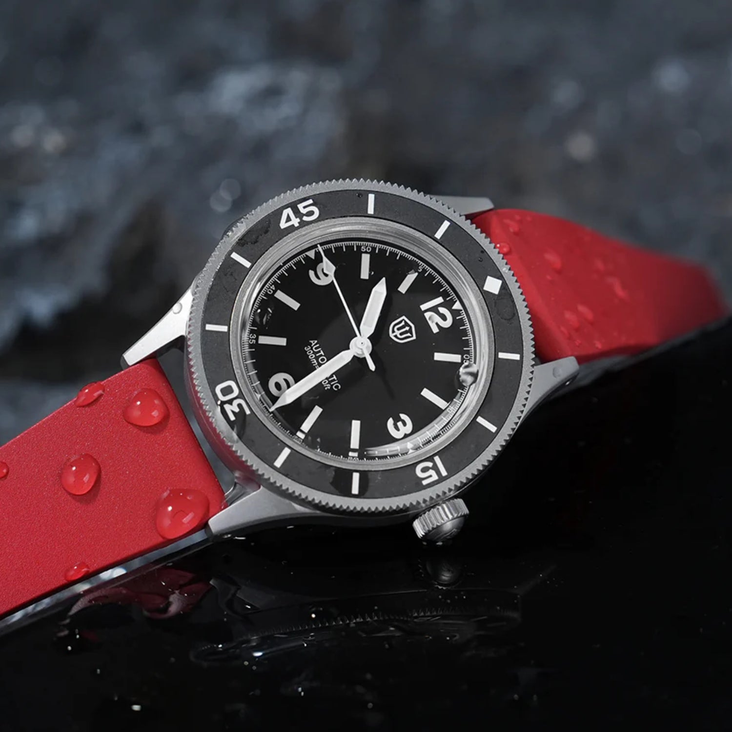 CTS Armband – Rot – FKM - Kautschuk - Helvetus DE