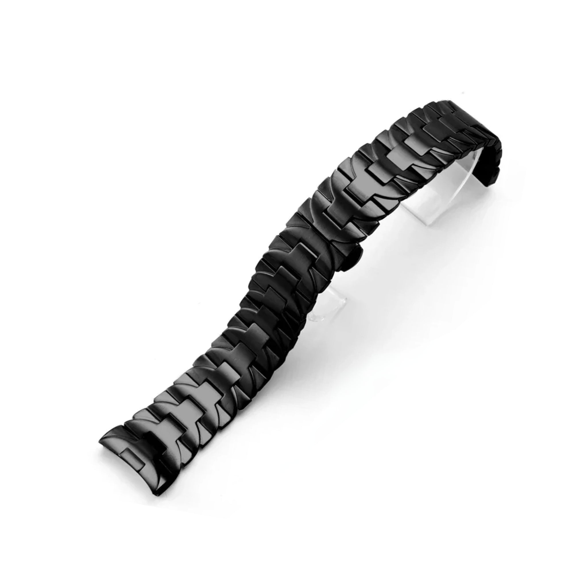 Edelstahlarmband – Für Officine Panerai Luminor – Schwarz - Helvetus DE