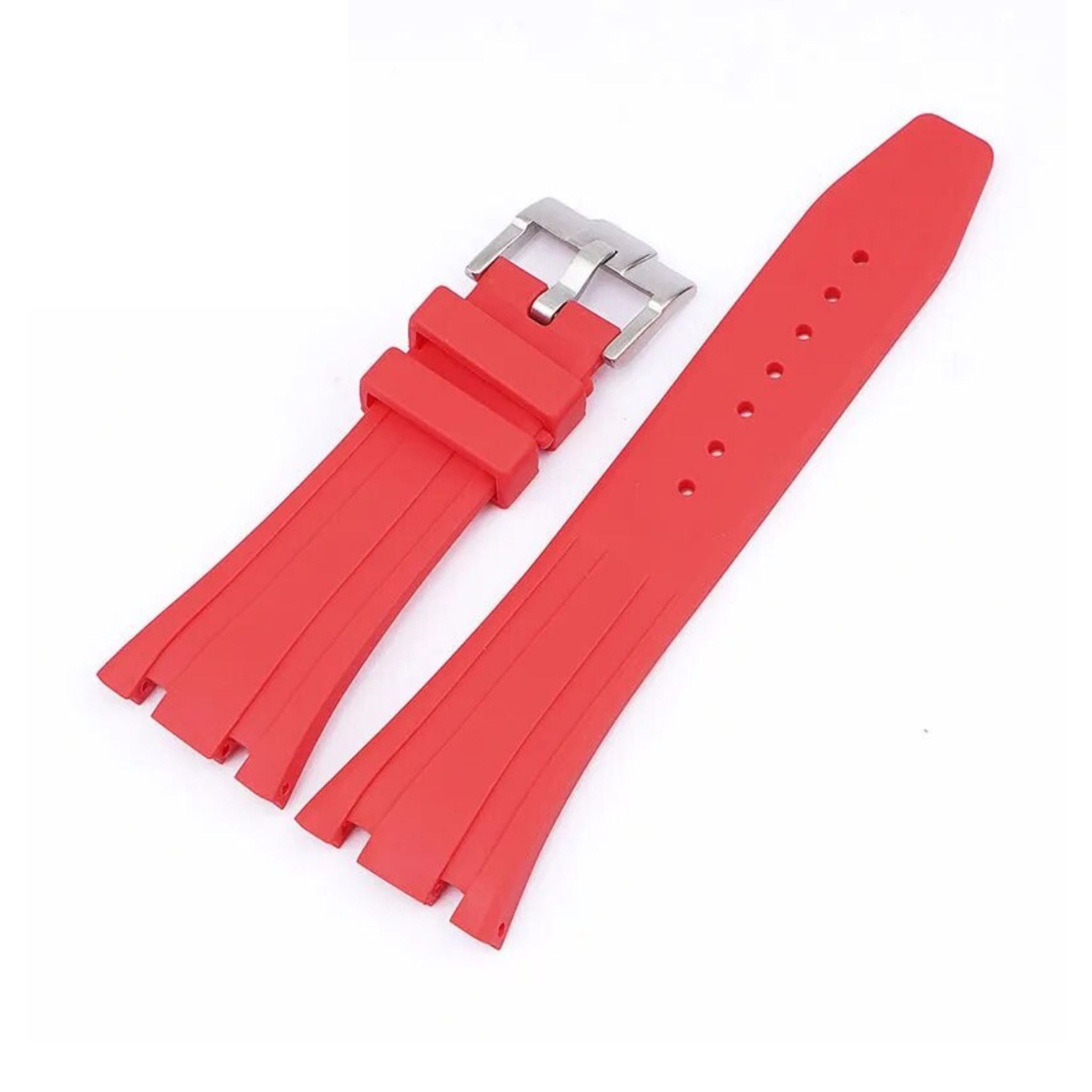Kautschuk Armband - fur alle AP Royal Oak 41mm - Rot - Helvetus DE