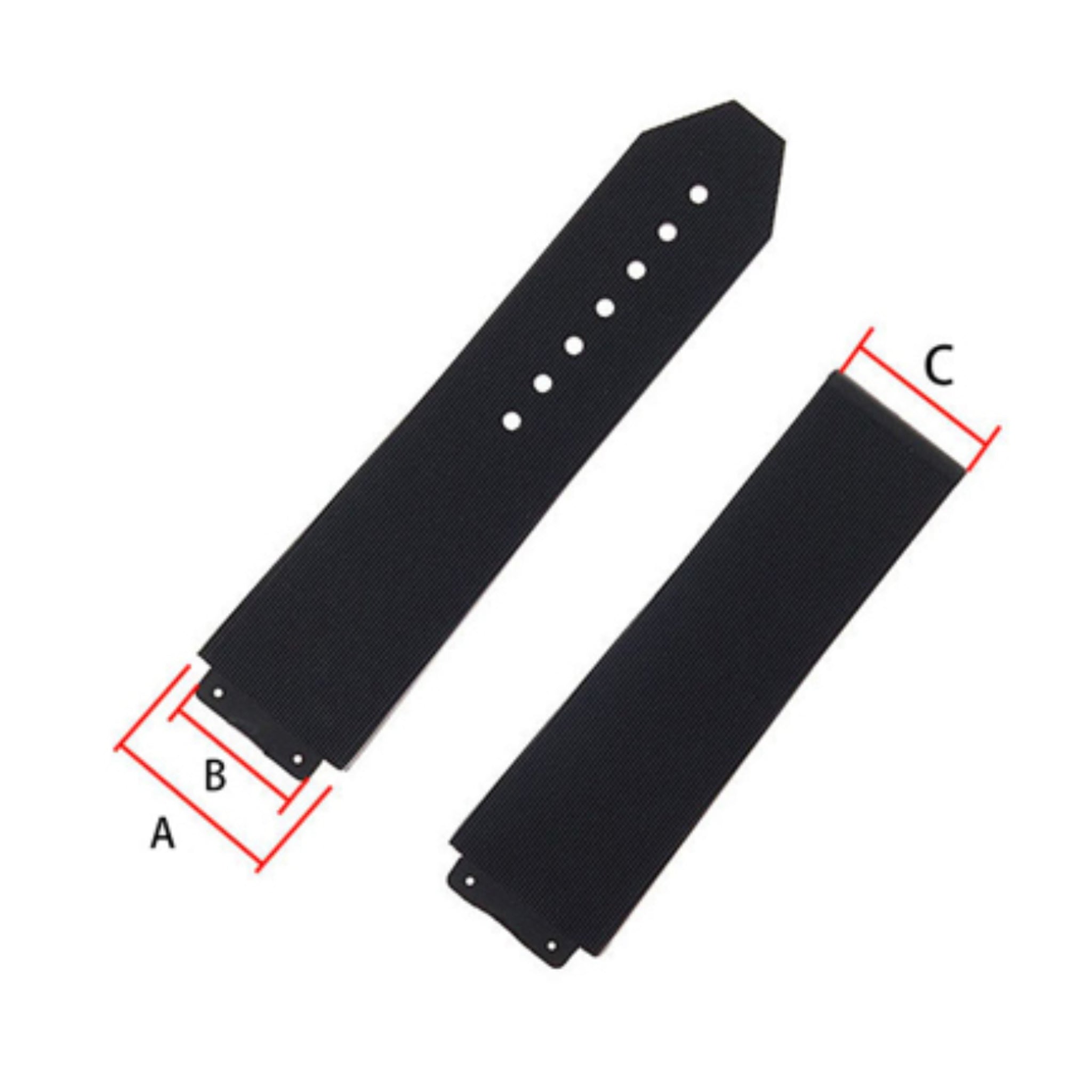 Kautschuk Armband – Für Hublot Classic Fusion – Blau - Helvetus DE