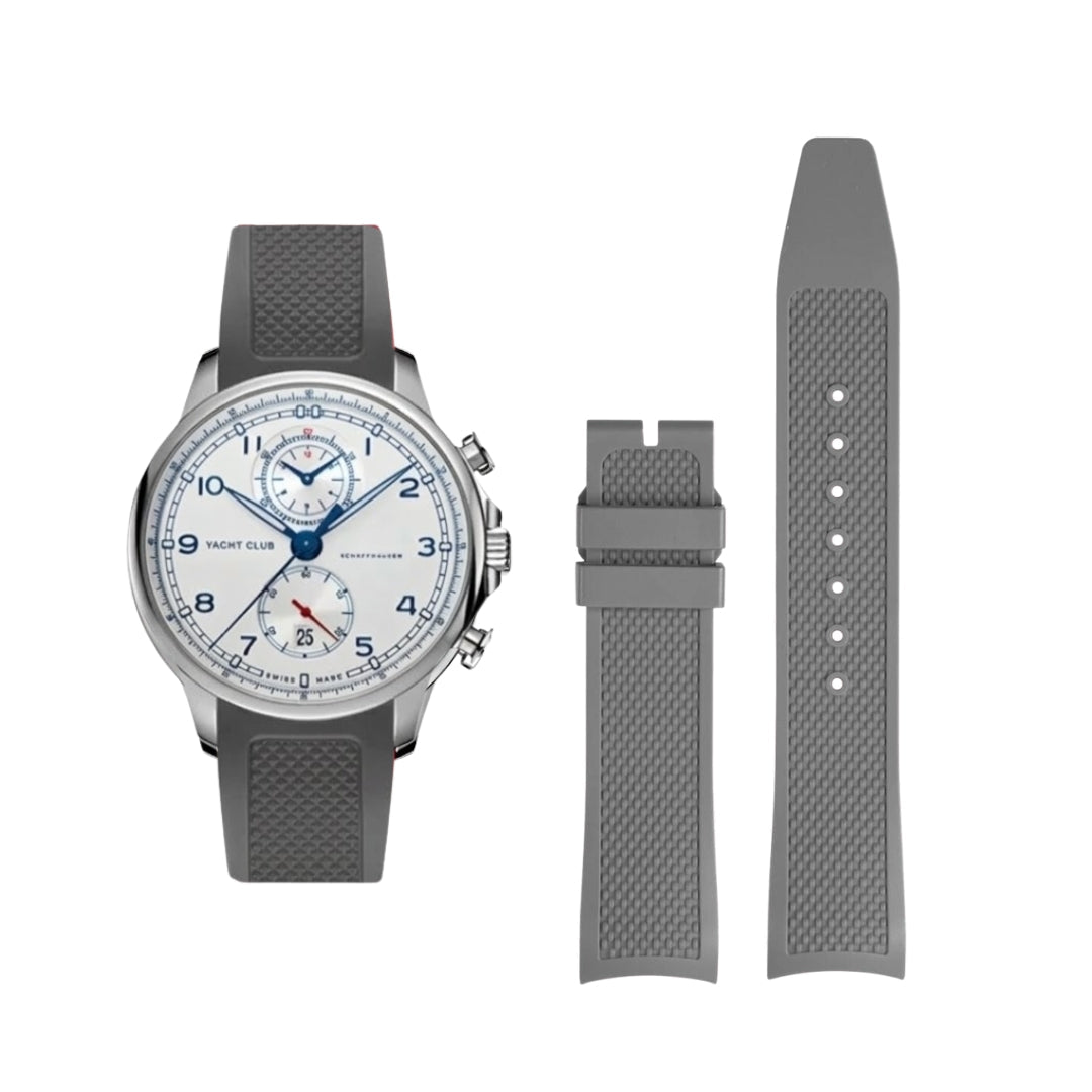 Kautschukarmband - Für IWC Portugieser - Grau - Helvetus DE