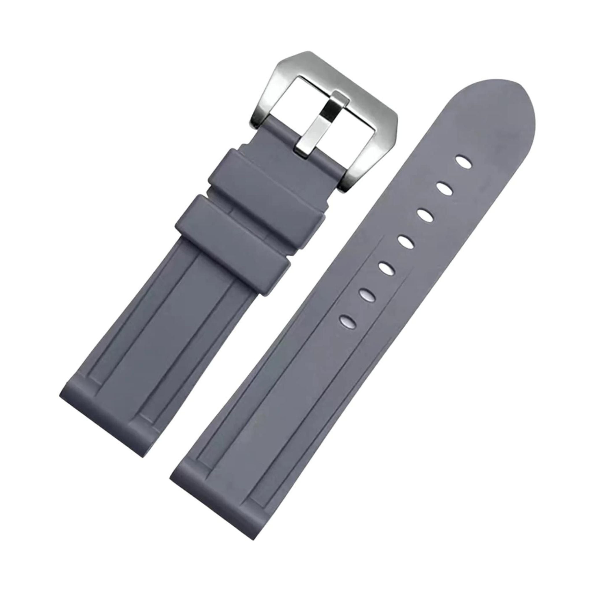 Kautschukarmband – Für Panerai – Grau - Helvetus DE