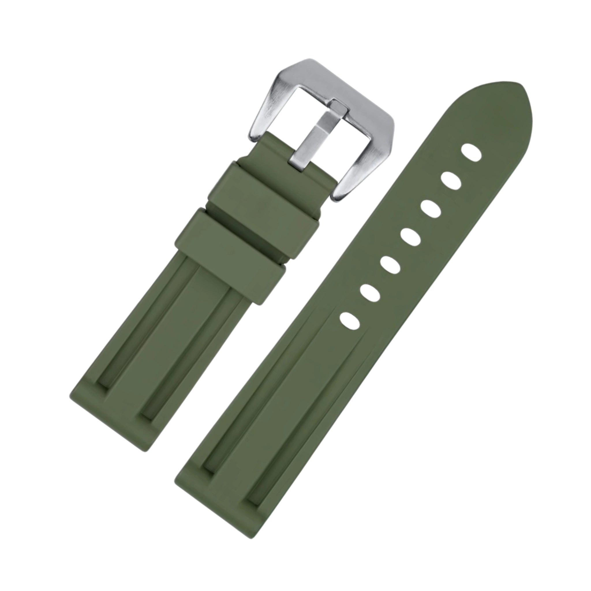 Kautschukarmband – Für Panerai – Militär Grün - Helvetus DE