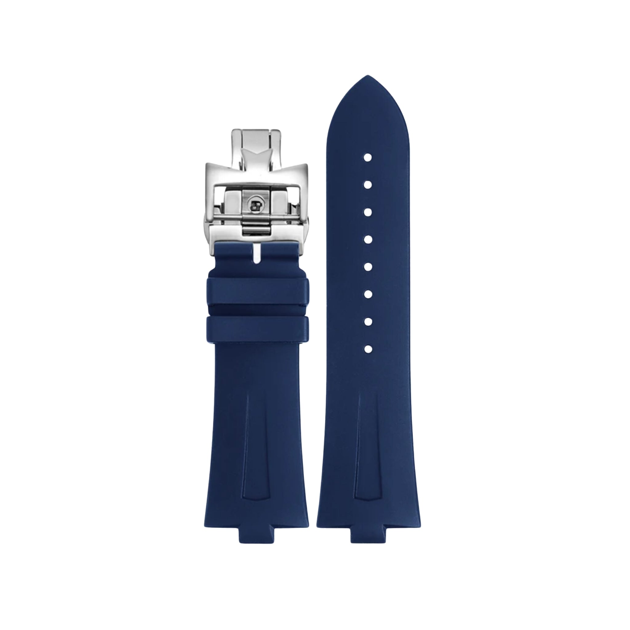 Kautschukarmband – für Vacheron Constantin Overseas 25mm – Blau - Helvetus DE