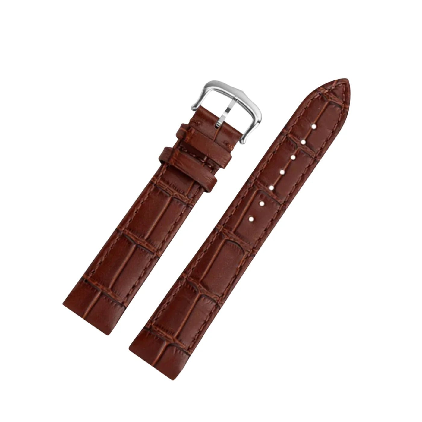 Leder Armband - für Cartier Santos Dumont - Braun - Helvetus DE