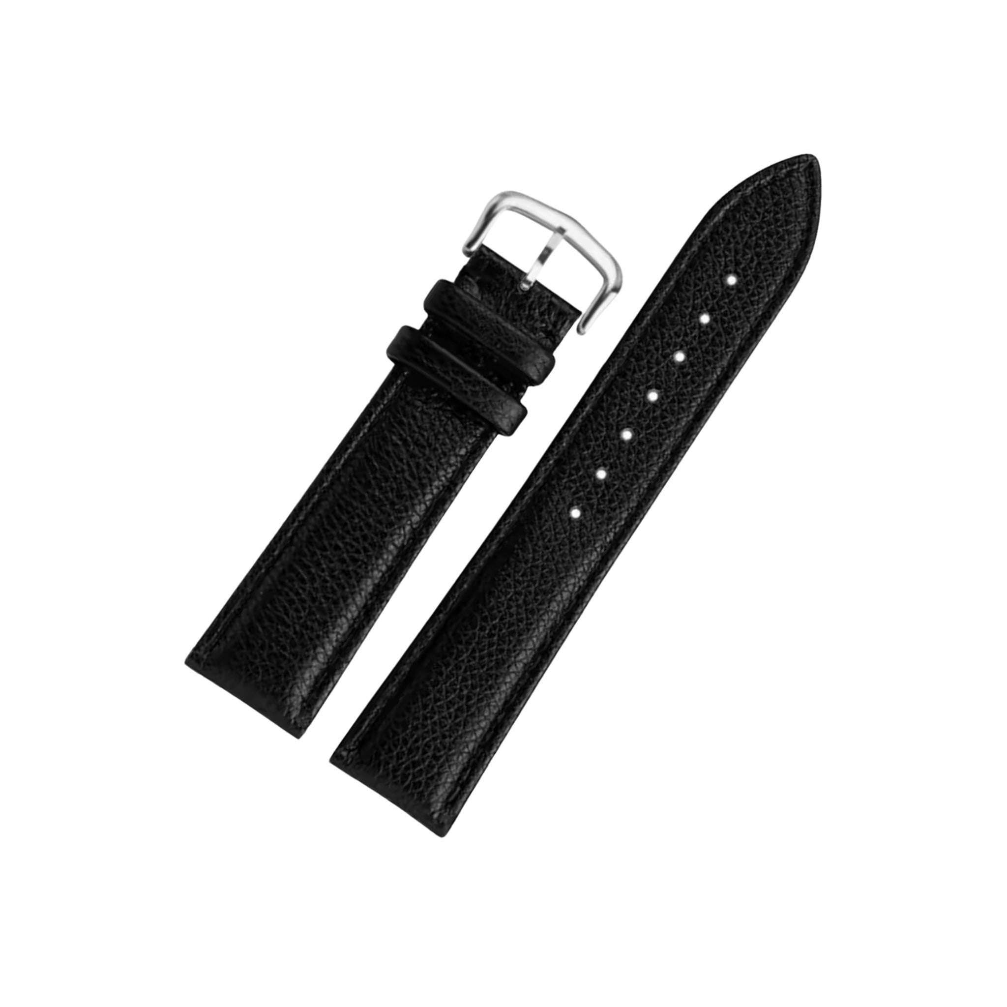 Leder Armband - für Cartier Tank Solo - Schwarz - Helvetus DE