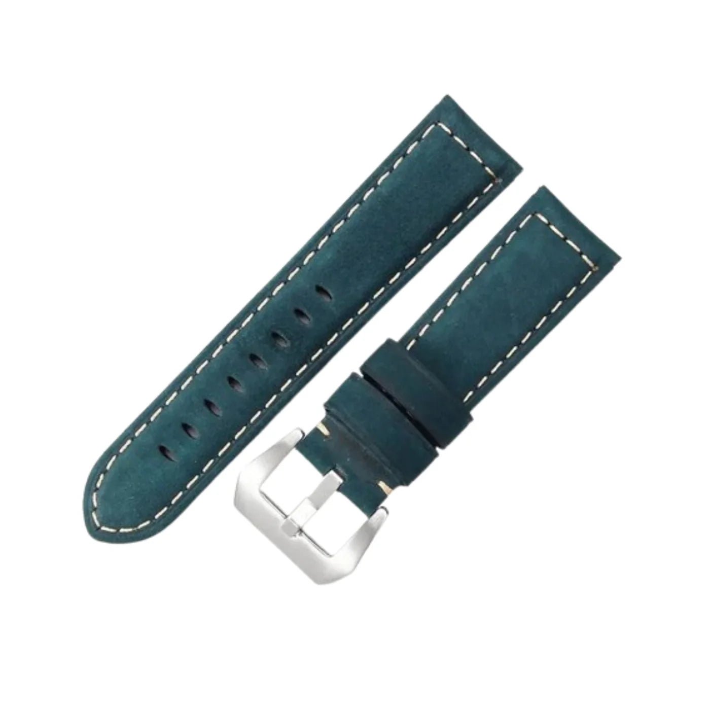 Leder Armband - Für Panerai - Denim Blau - Helvetus DE