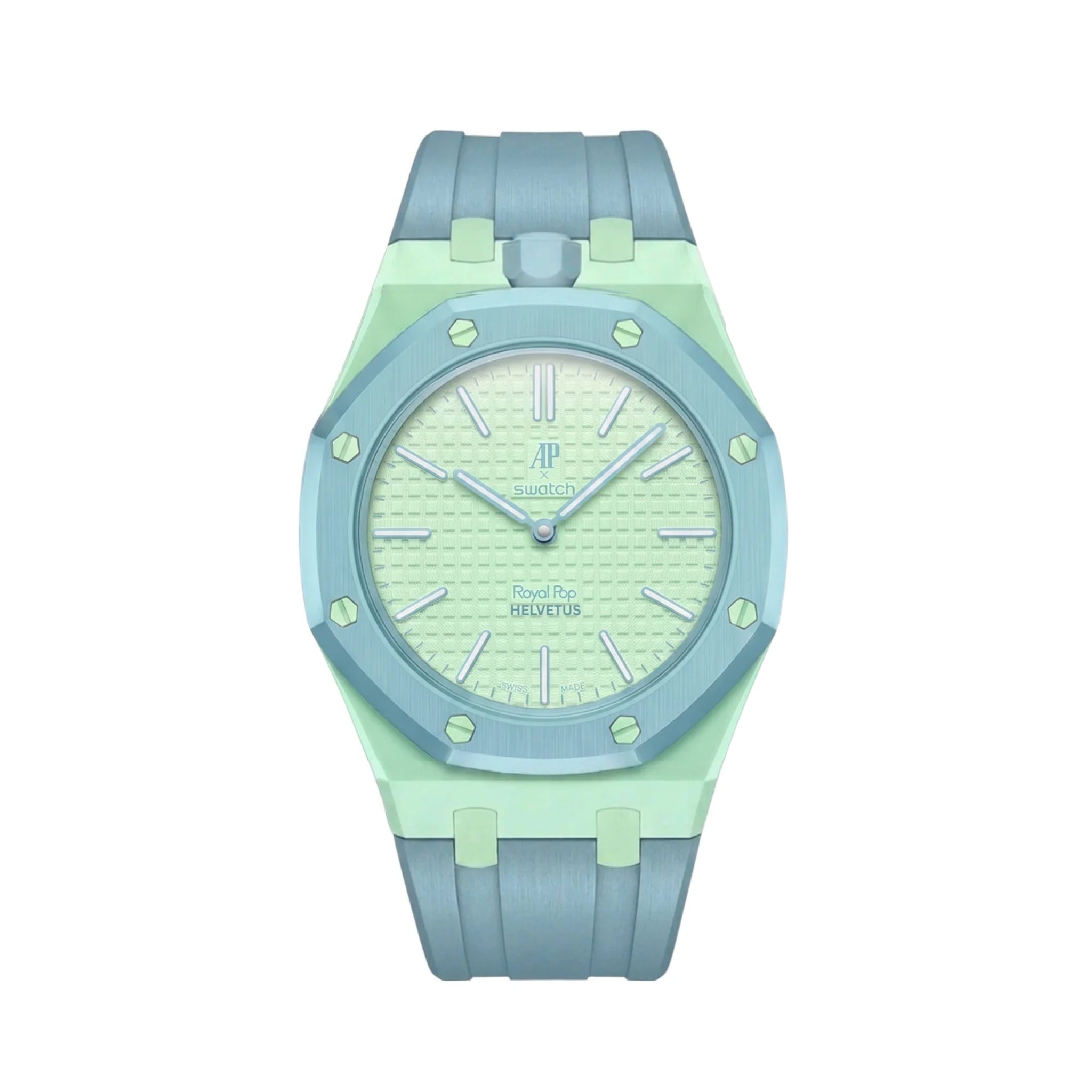 Royal Pop Armband & Gehäuse — für Blaue Acht (Krone bei 12 Uhr)