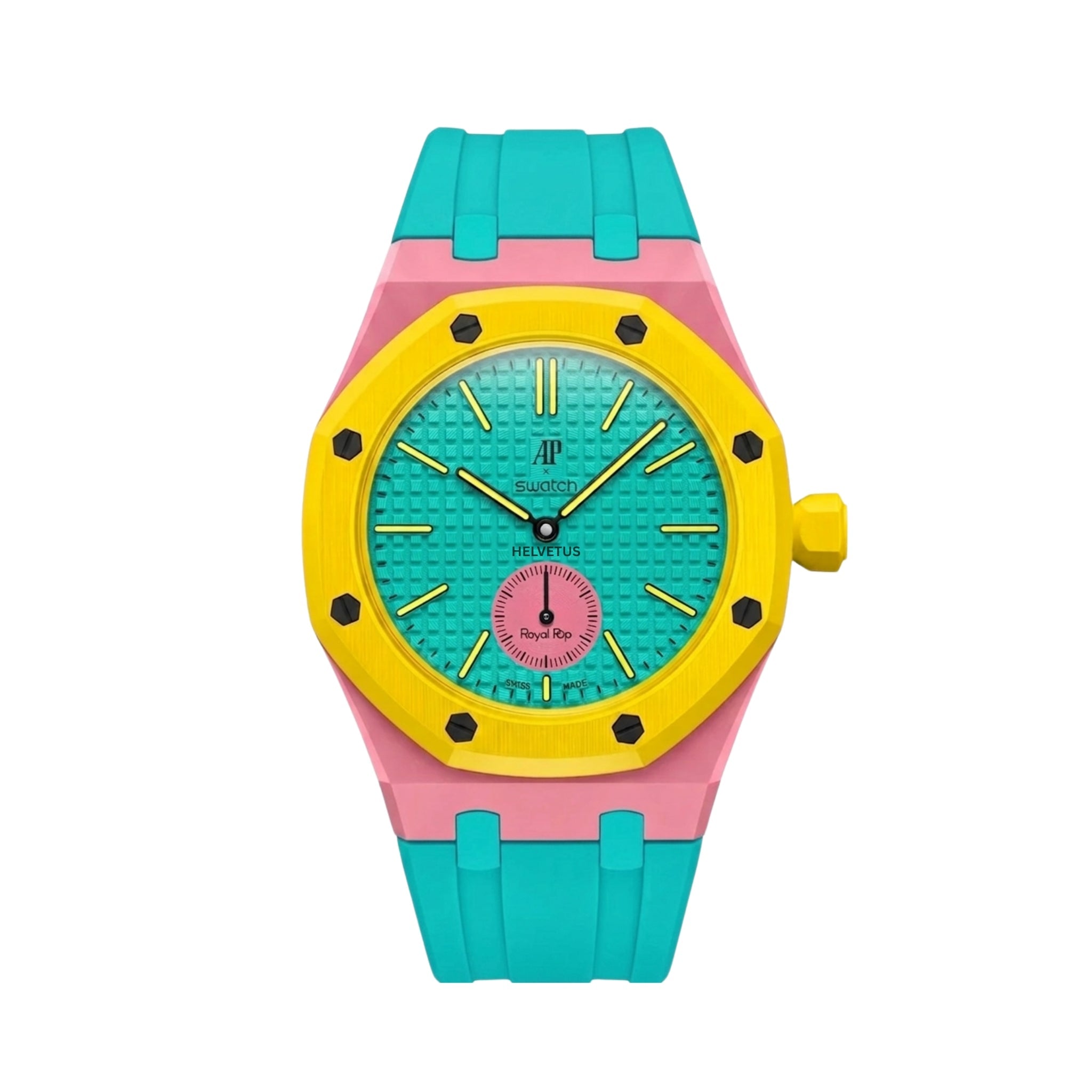 Royal Pop Armband & Gehäuse — für Otg Roz (Savonnette, Krone bei 3 Uhr)