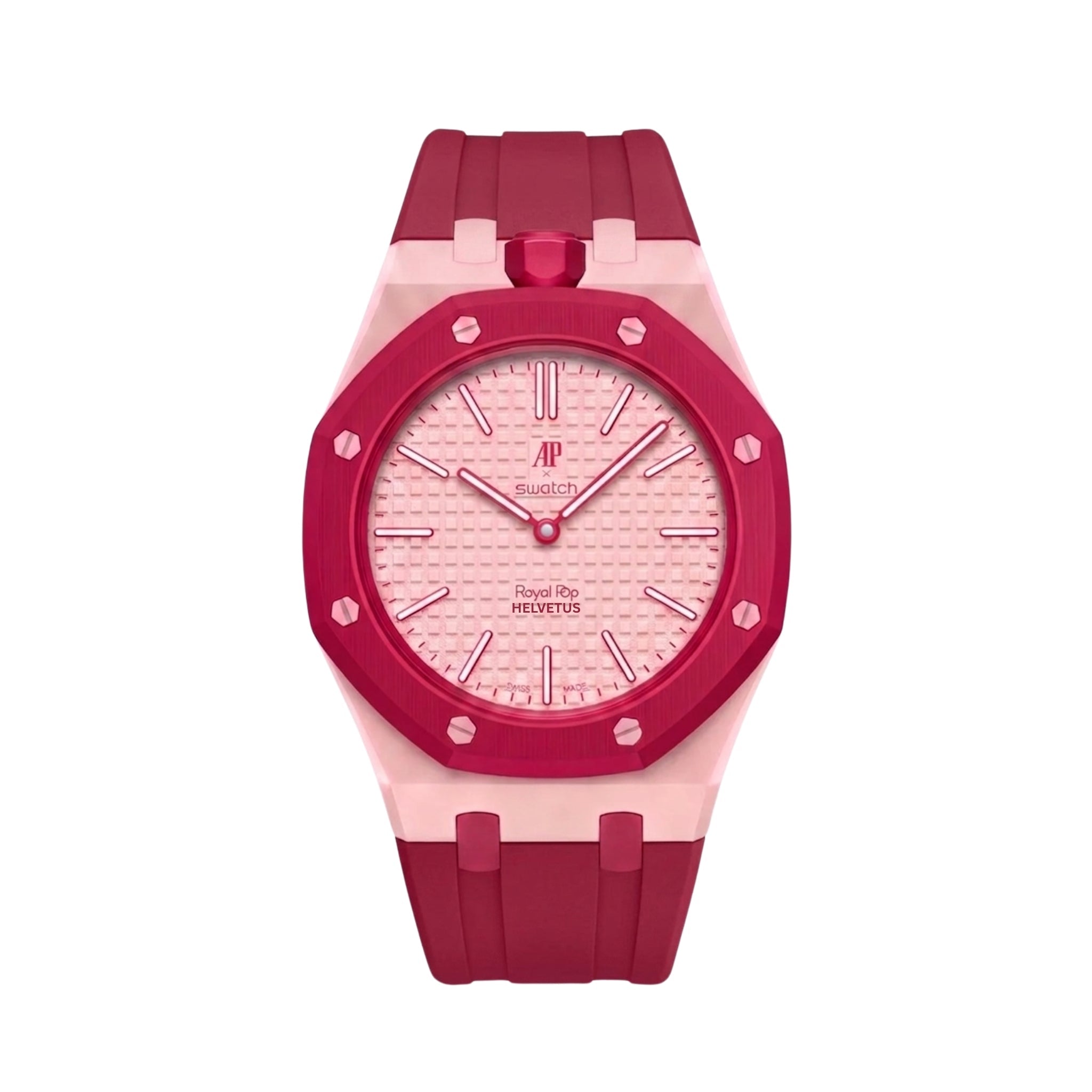 Royal Pop Armband & Gehäuse — für Otto Rosso (Krone bei 12 Uhr)