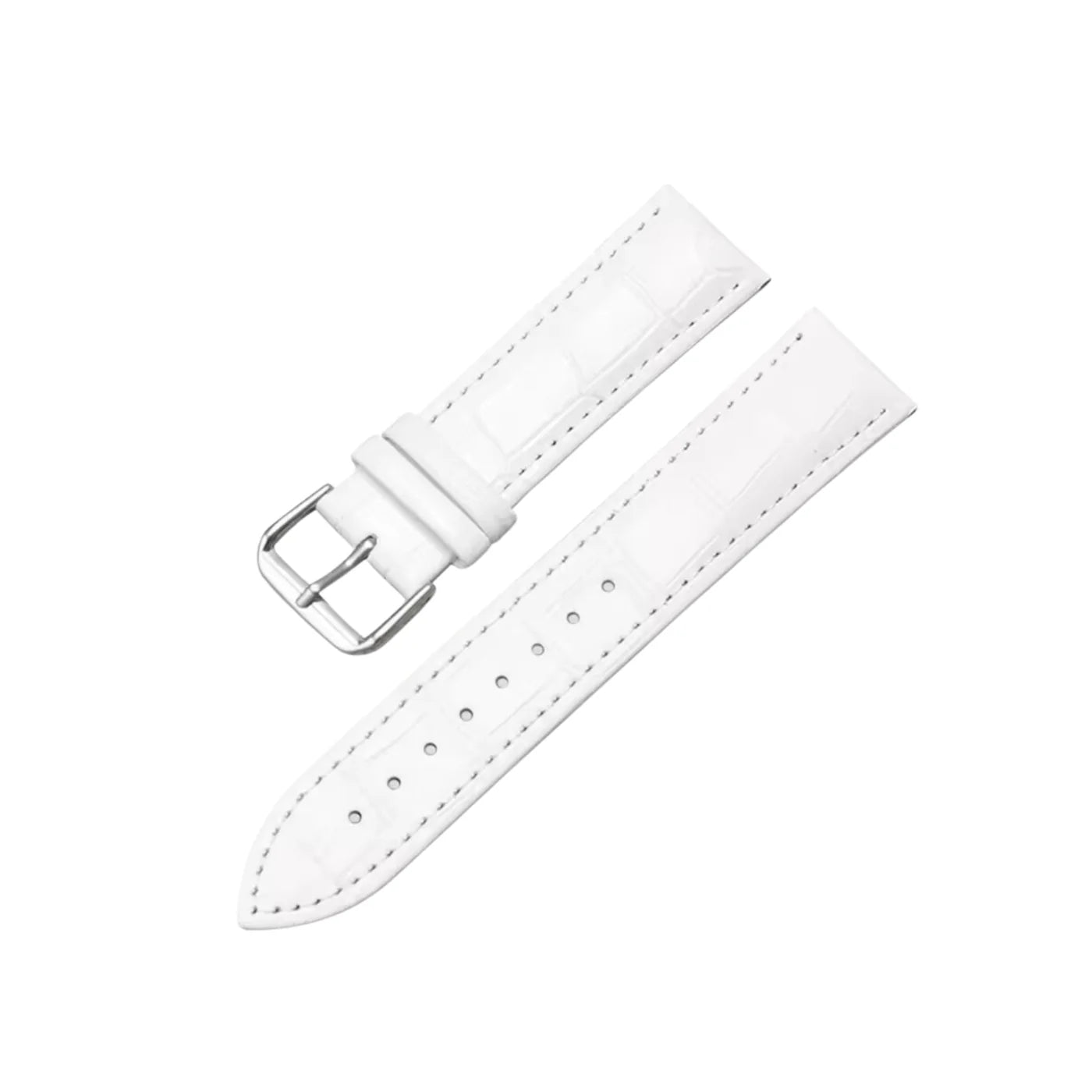 Alligator Leder Armband - Weiss - Alligator Muster