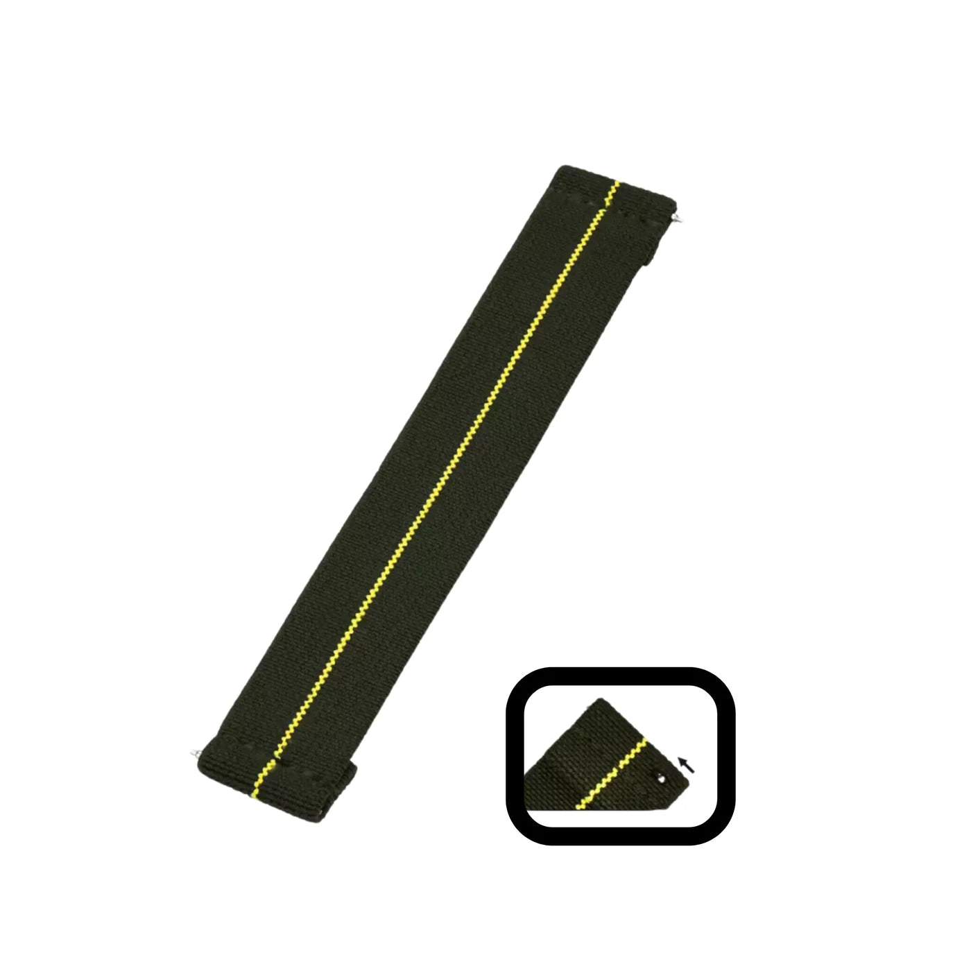 Elastic Strap - Green/Yellow- Any Lug Width