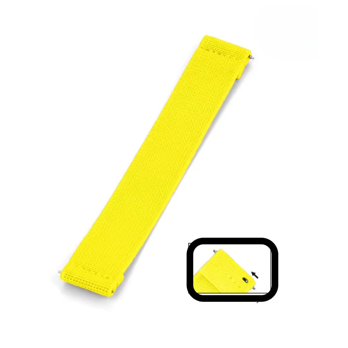 Elastic Strap - Yellow - Any Lug Width