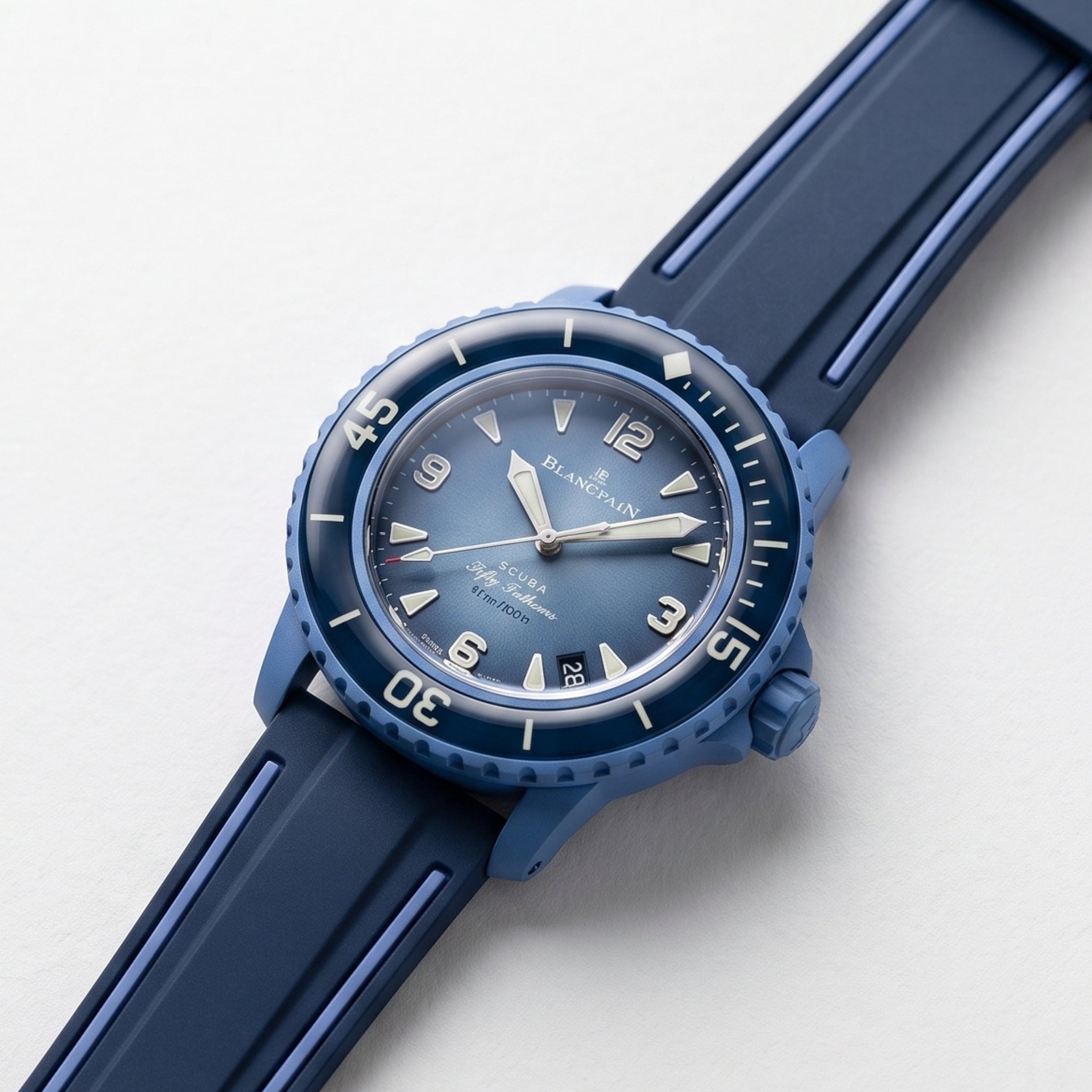 Kautschuk Armband für Blancpain X Swatch – Atlantic Ocean - Helvetus