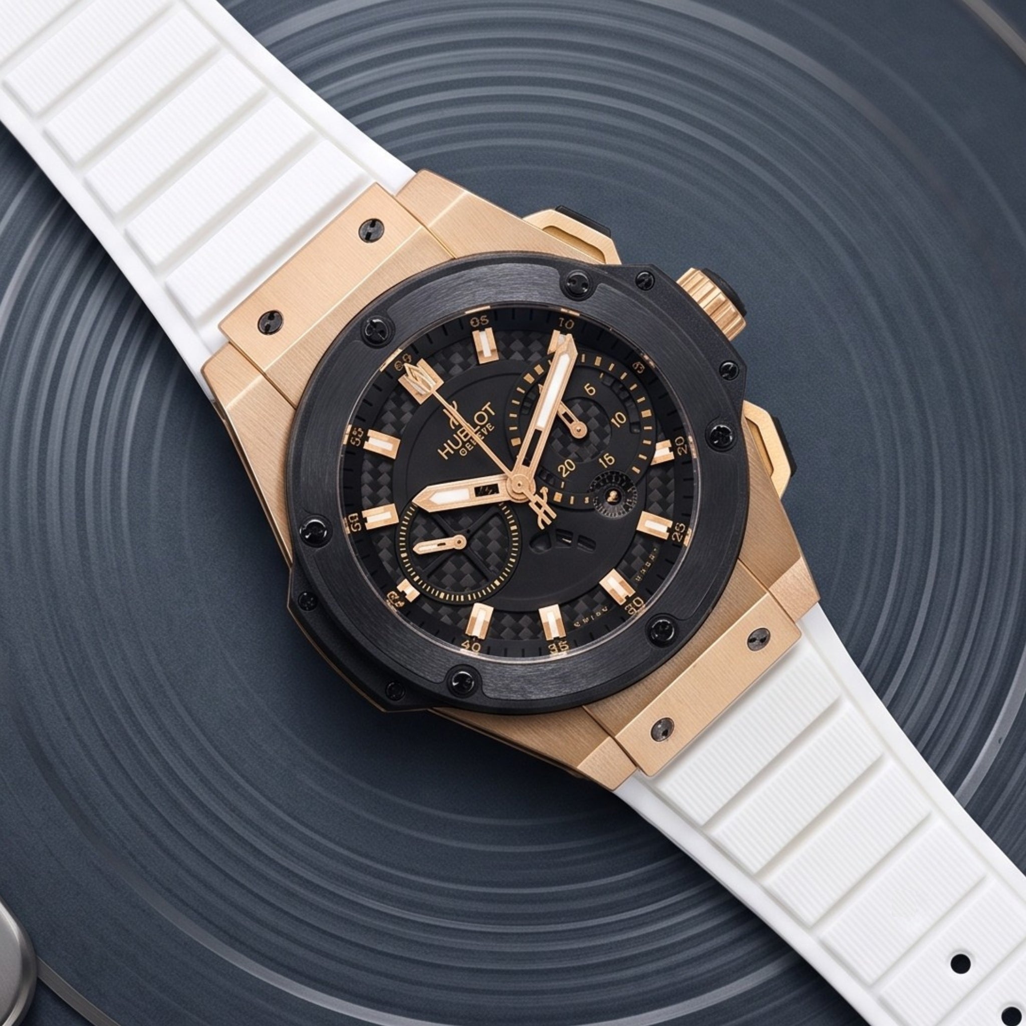 Kautschuk Armband – Für Hublot King Power – Weiss - Helvetus