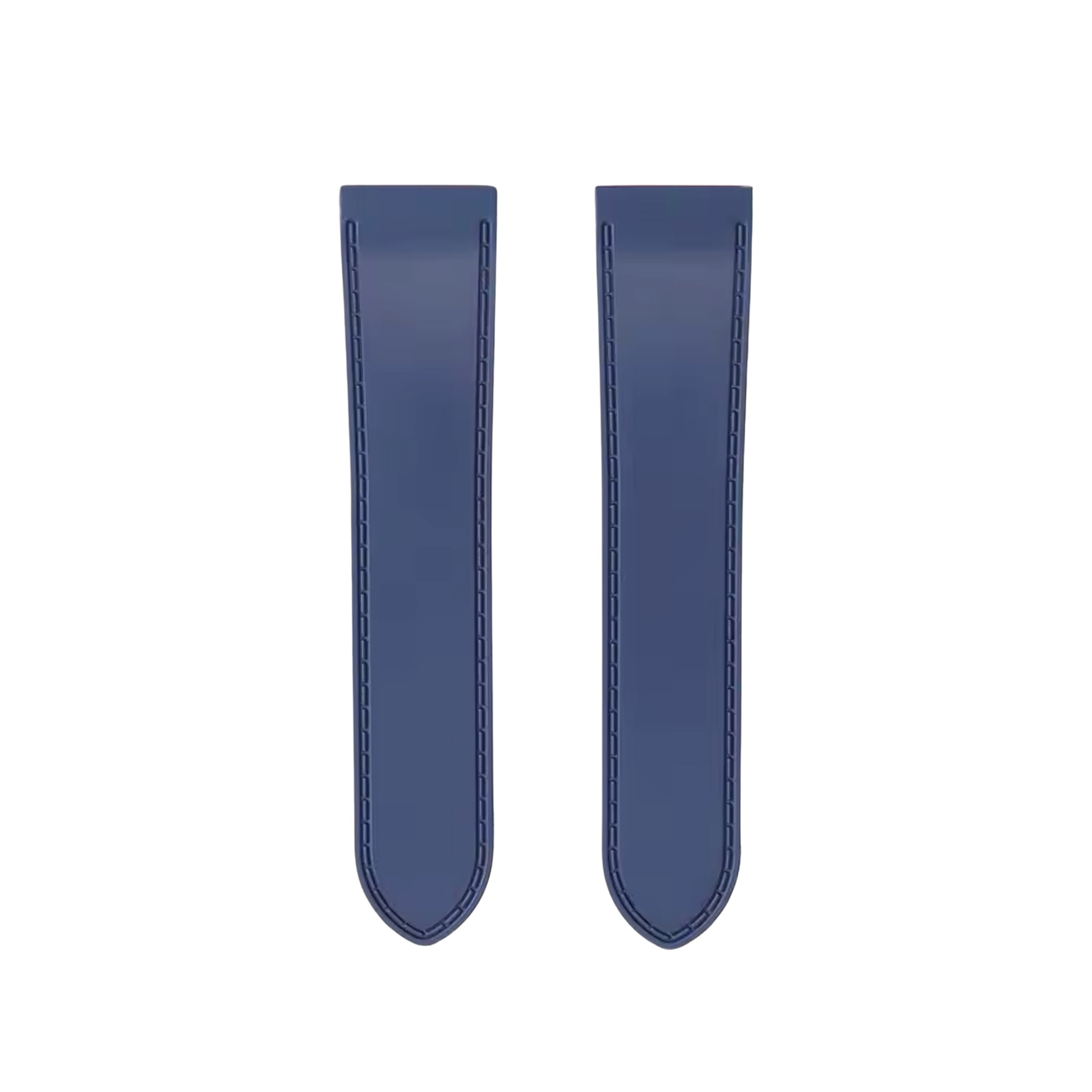 Kautschuk Armband für Cartier Santos 100 – Dunkel Blau - Helvetus DE