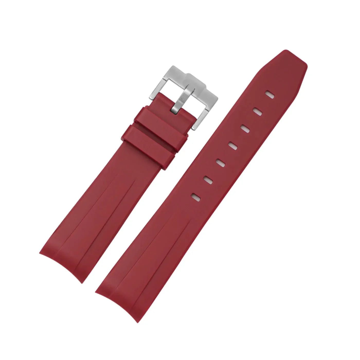 Kautschukarmband – Für Omega Seamaster 300 – Bordeaux - Helvetus DE