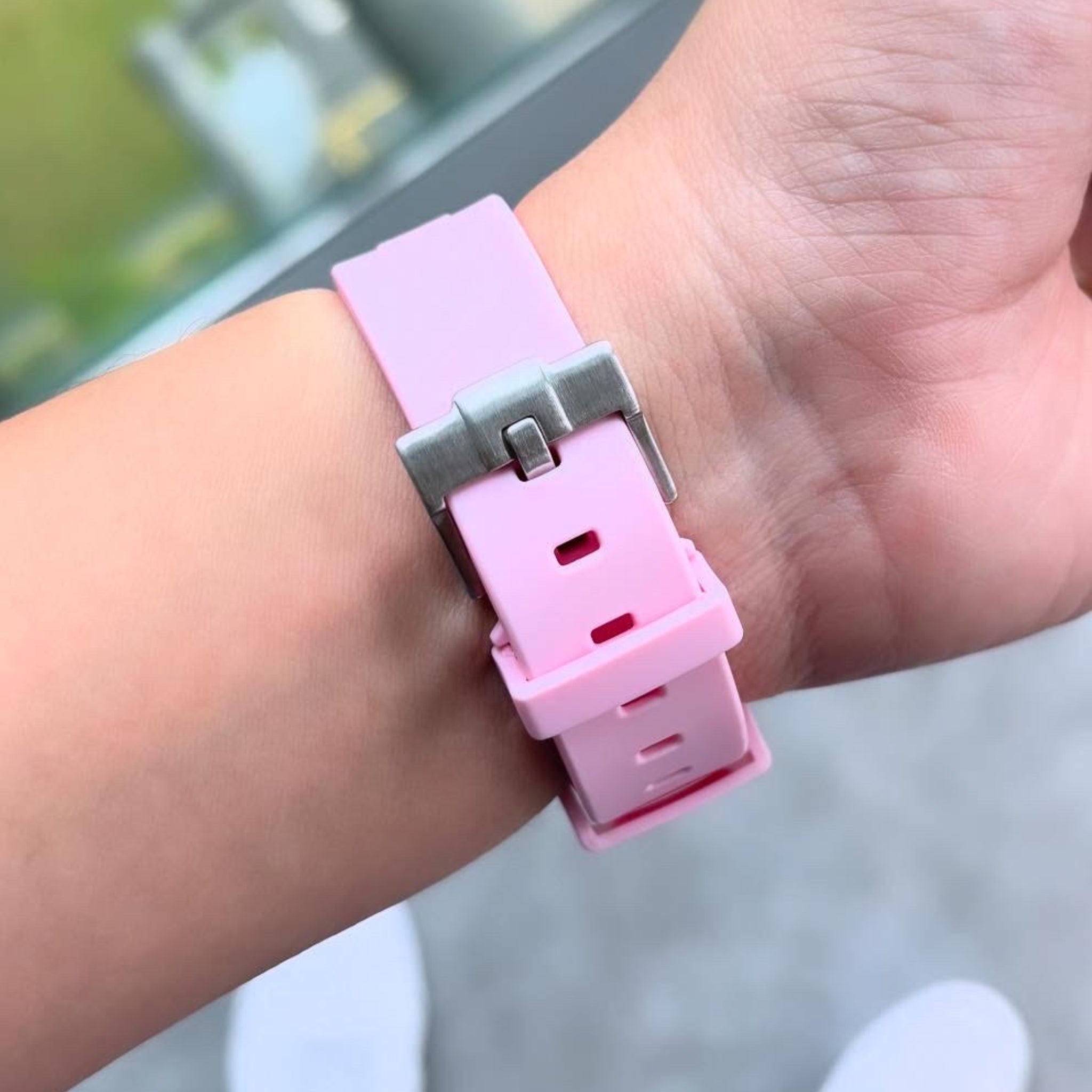 Kautschukarmband – Für Omega Speedmaster – Pink - Helvetus DE