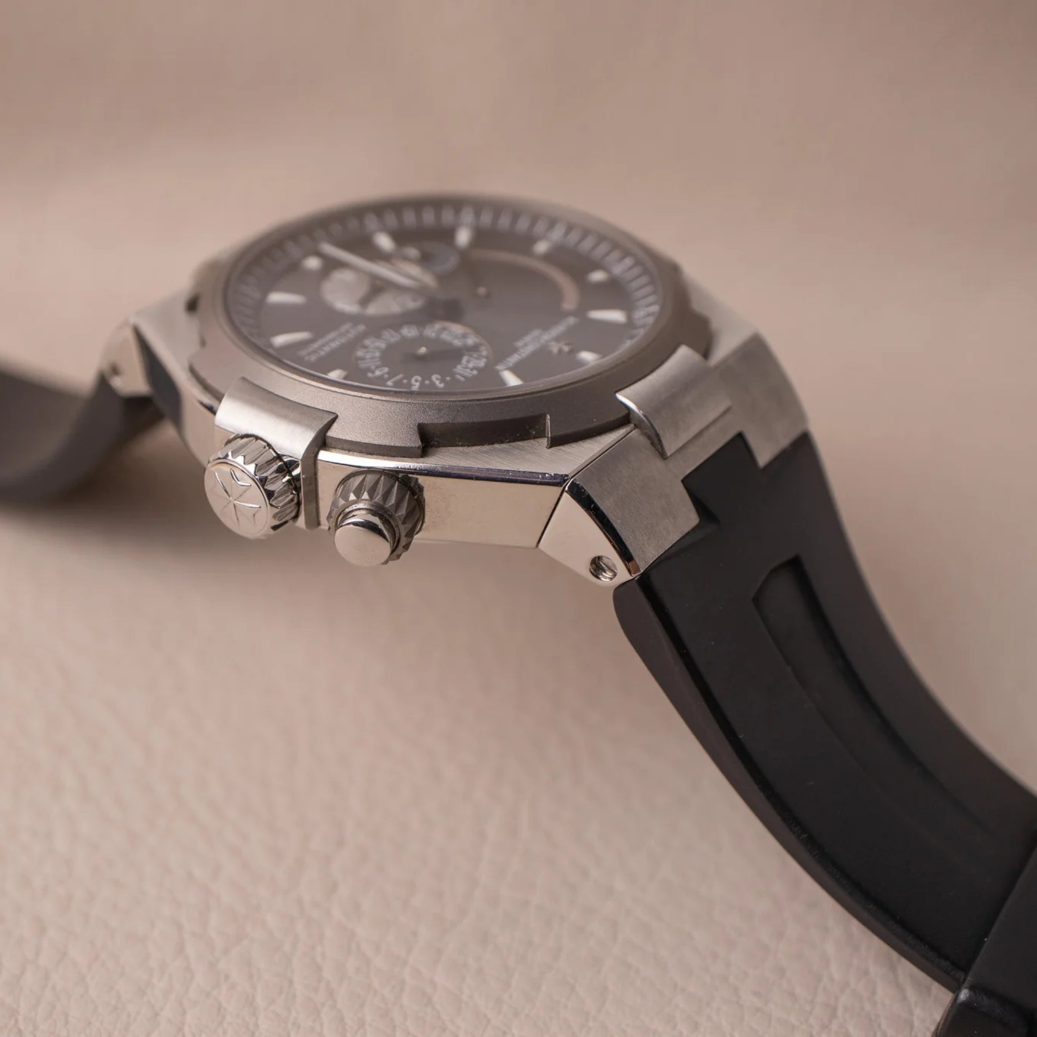 Kautschukarmband – für Vacheron Constantin Overseas 25mm – Schwarz - Helvetus DE