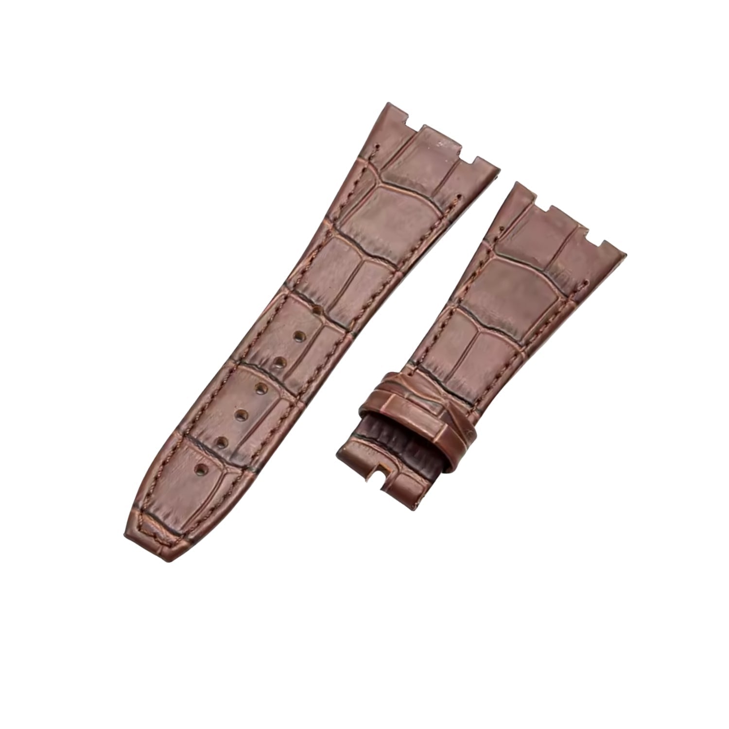 Krokodillederarmband – Für Audemars Piguet Royal Oak 41 mm – Braun - Helvetus DE