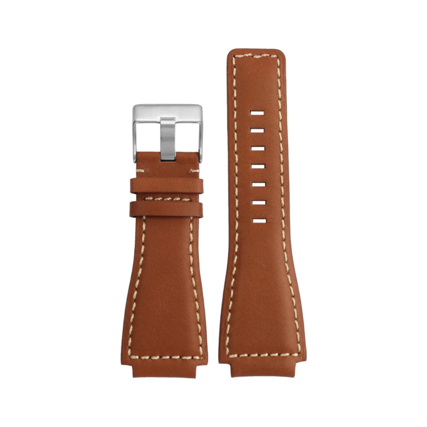 Leder Armband - fur Bell & Ross BR-01 | BR-03 - Braun