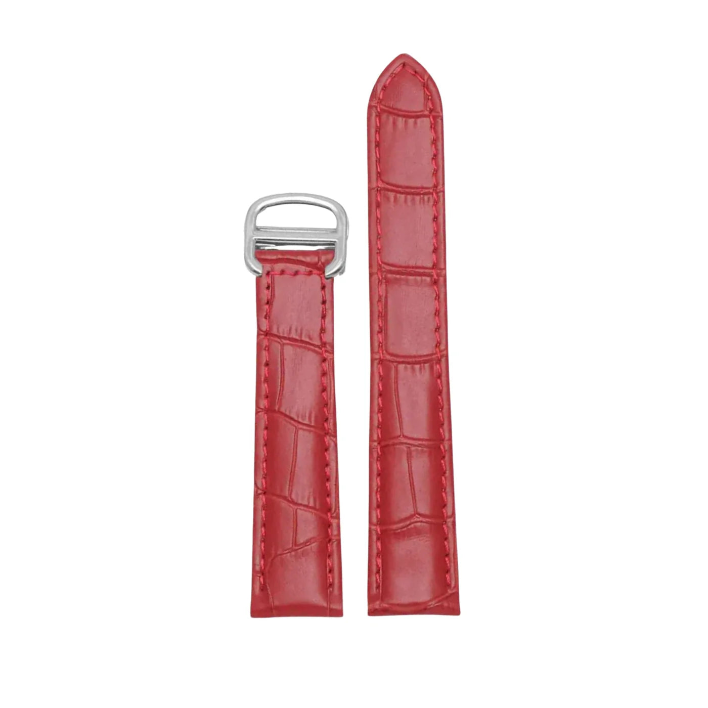 Leder Armband - für Cartier Tank - Rot