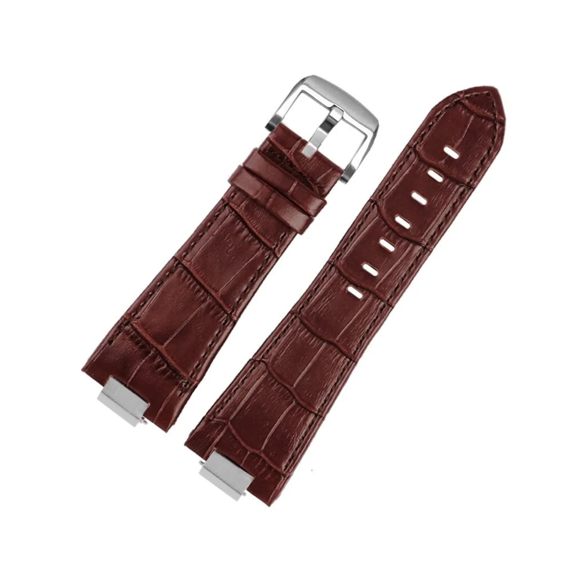 Lederarmband – Für Tissot PRX – Braun