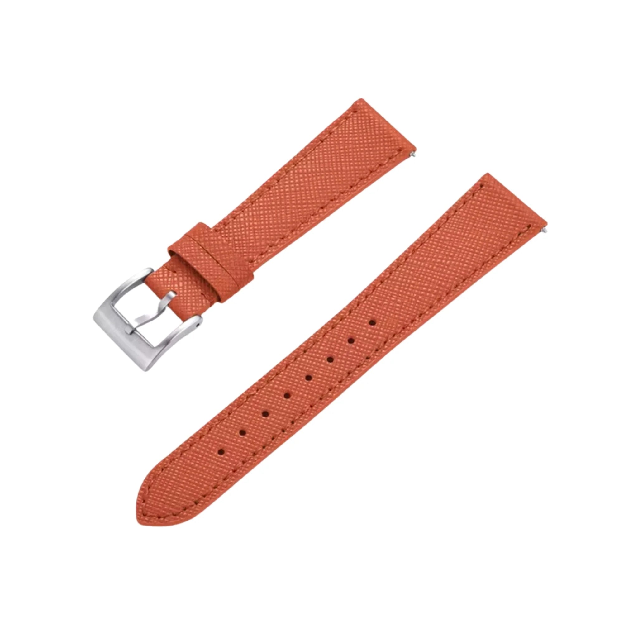 Lederarmband in Orange – Klassisches Design