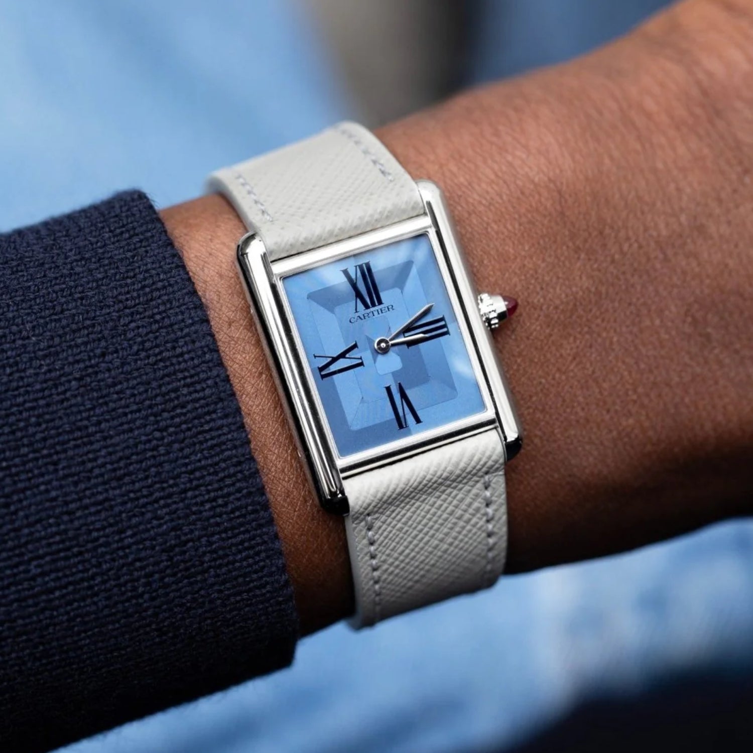 Lederarmband in Weiß – Klassisches Design - Helvetus DE