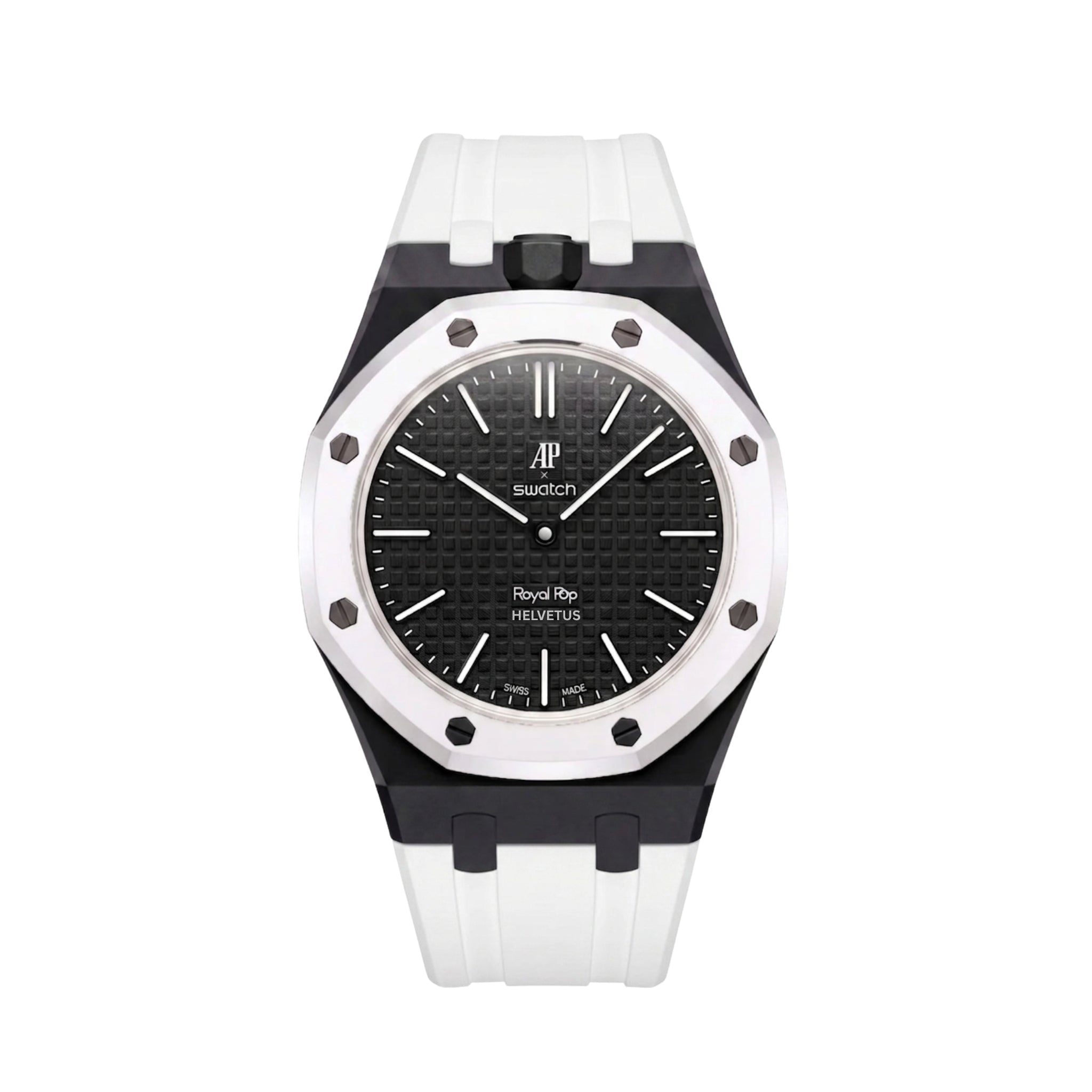 Royal Pop Armband & Gehäuse — für Ocho Negro (Krone bei 3 Uhr)