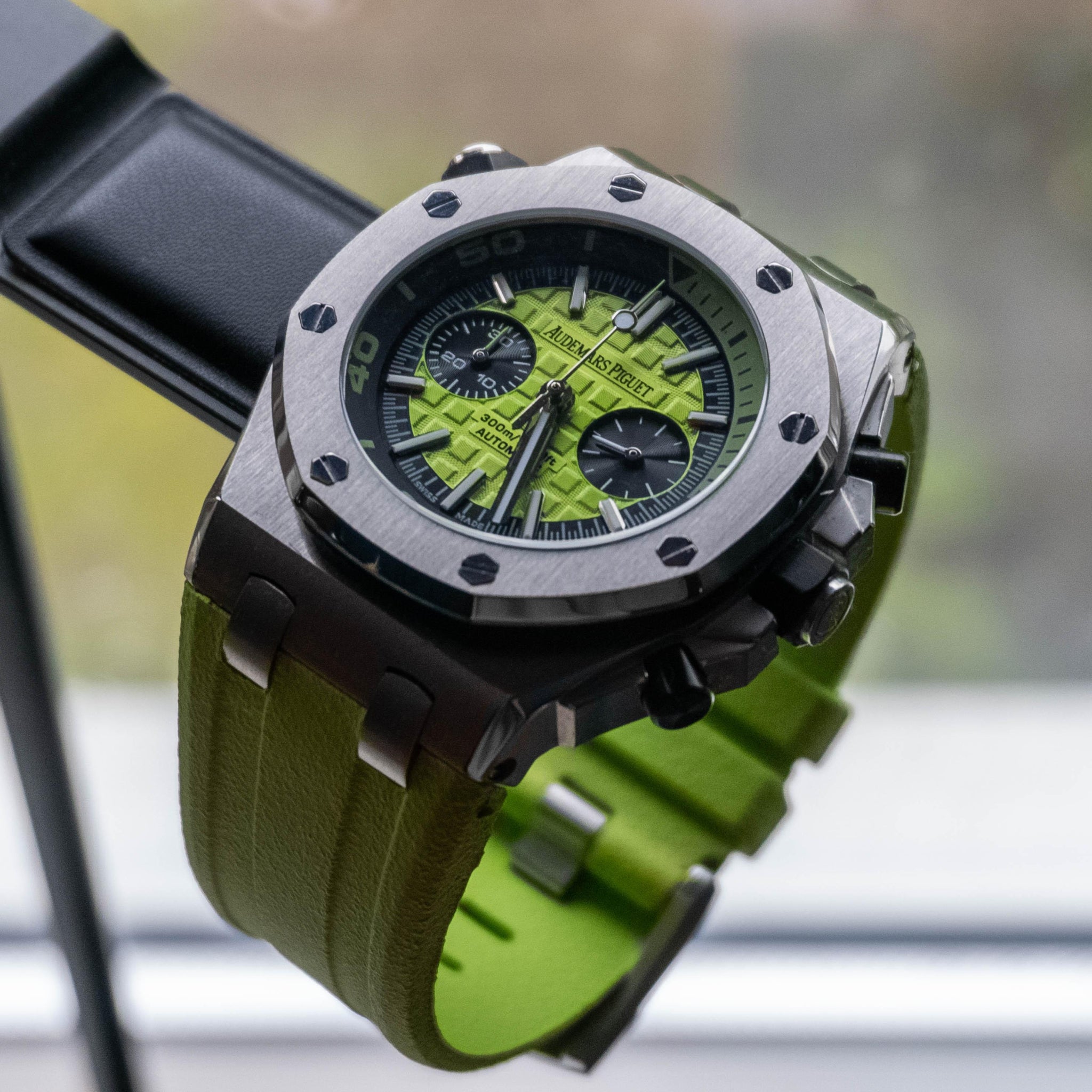 Rubber Strap - For all AP Diver - Lime Green - Helvetus