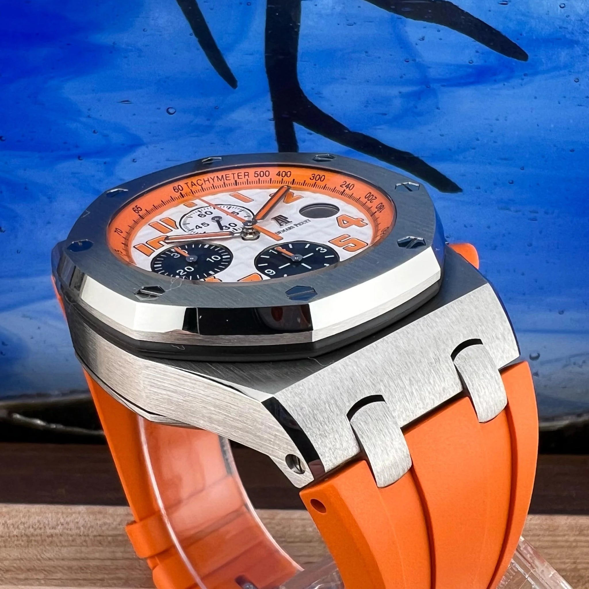 Rubber Strap - For all AP Offshore 42mm - Orange - Helvetus