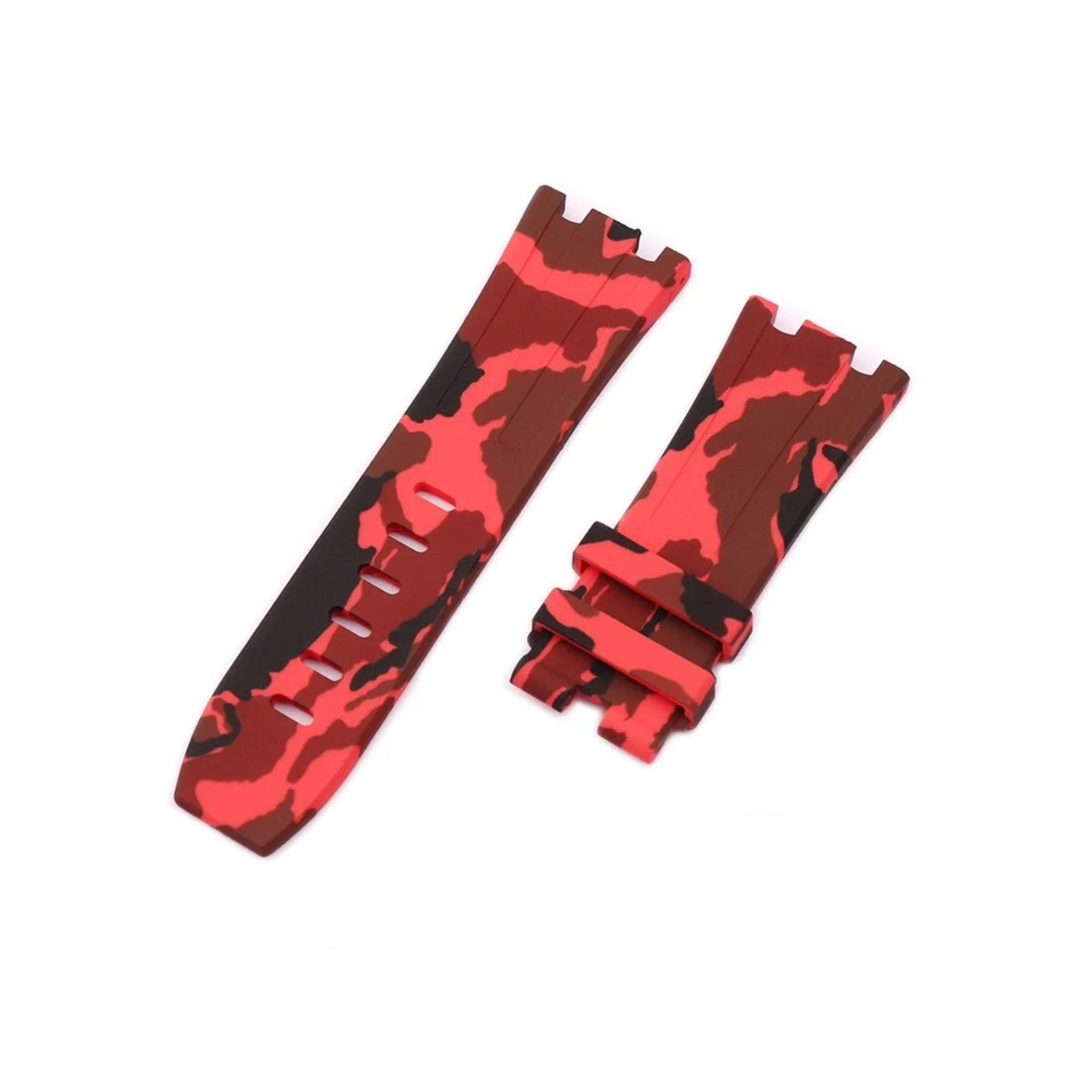 Rubber Strap - For all AP Offshore 42mm - Red Camo - Helvetus