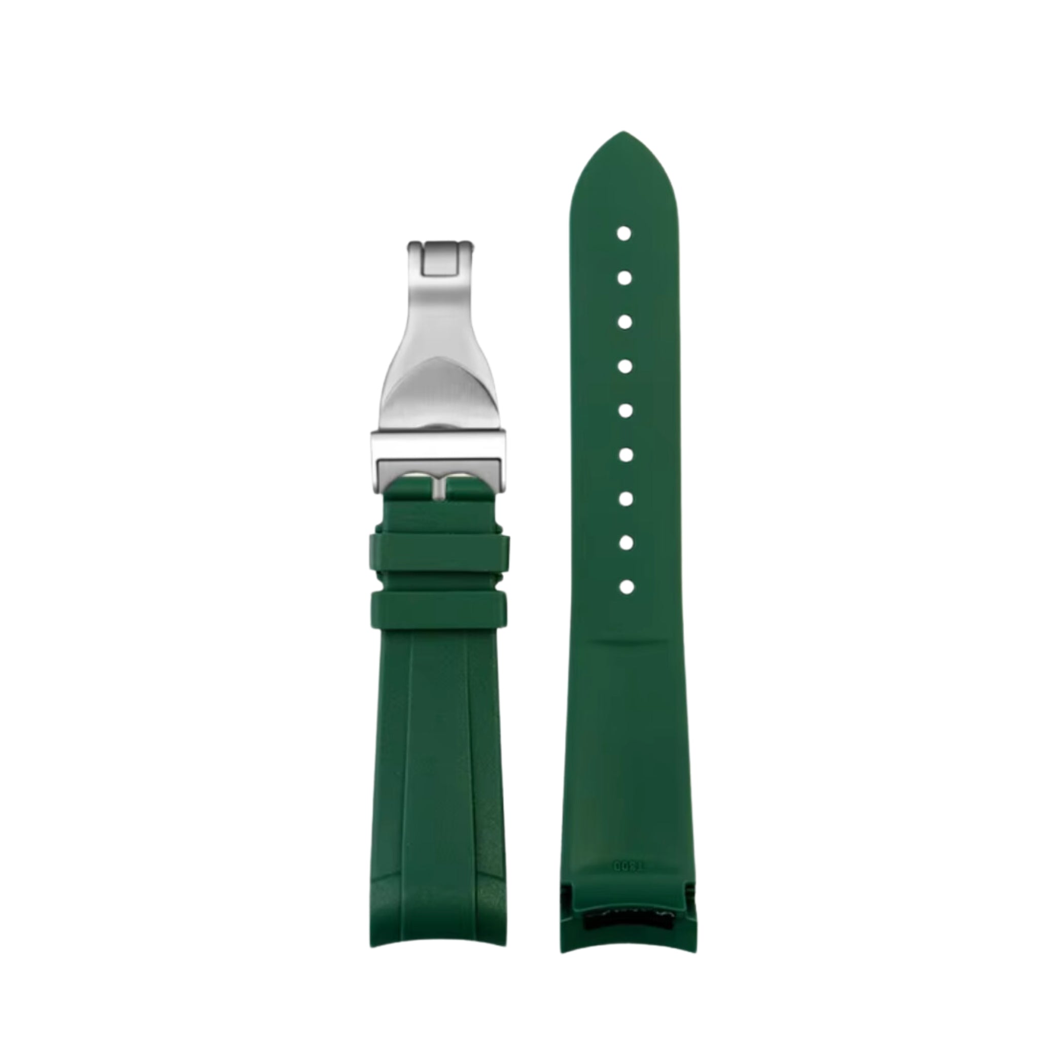 Rubber Strap - For all Tudor Black Bay Models - Green - Helvetus