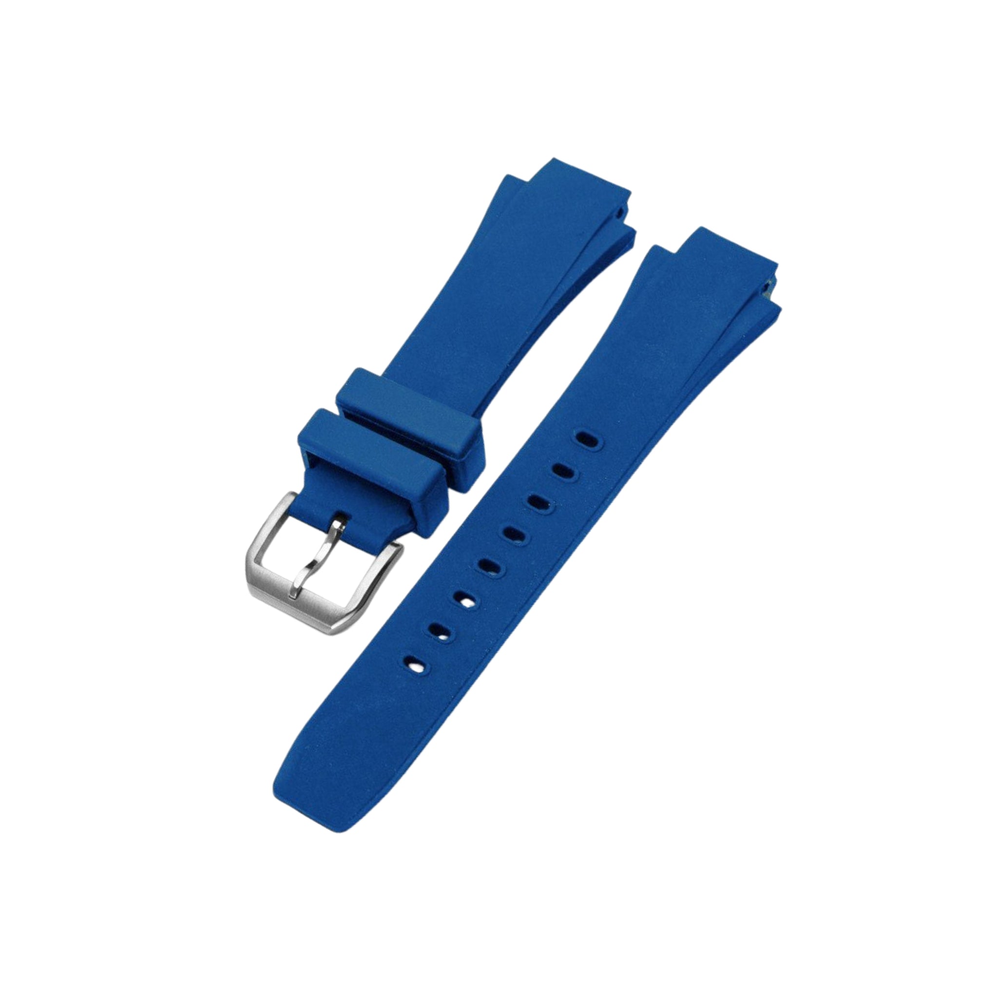 Rubber Strap - For IWC Aquatimer Chrono - Blue - Helvetus