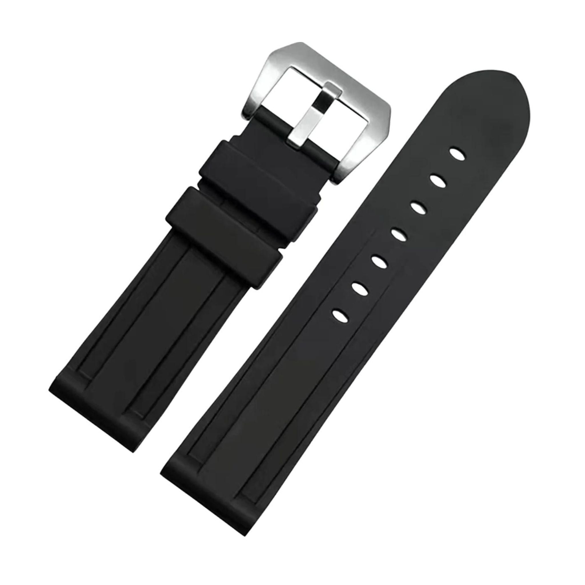 Rubber Strap - For Panerai - Black - Helvetus