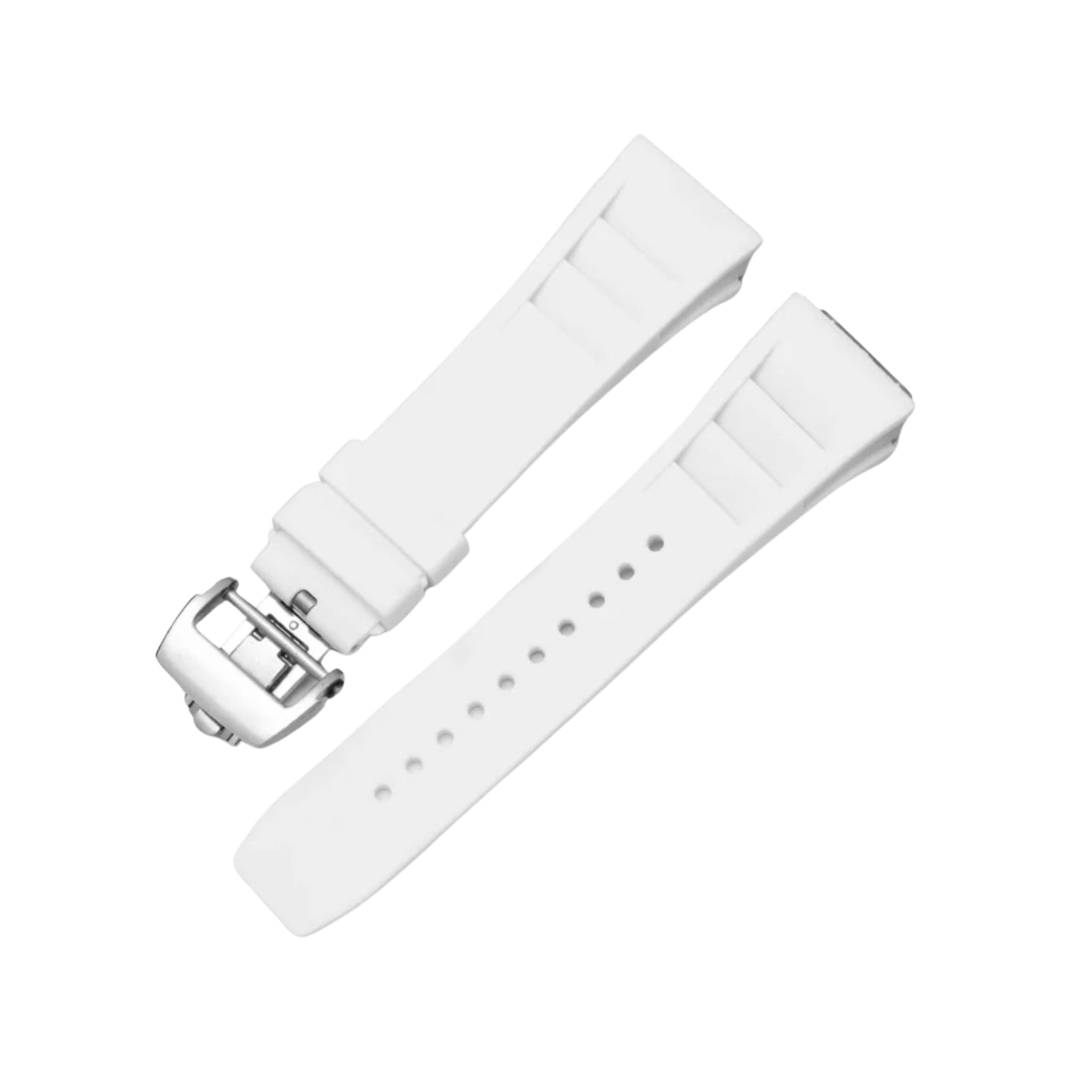 Rubber Strap - For Richard Mille RM011 - White - Helvetus