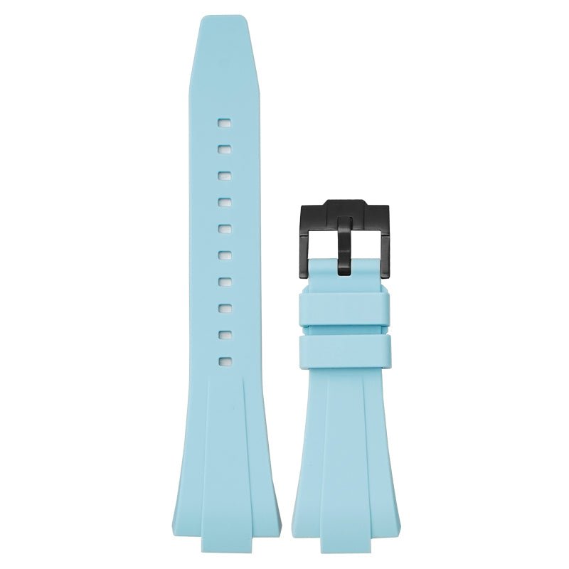 Rubber Strap - For Tissot PRX - Light Blue - Helvetus